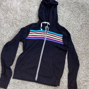 Striped hoodie